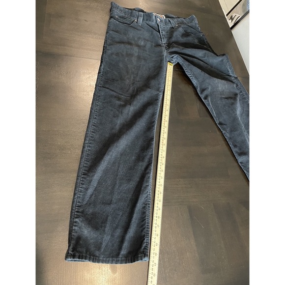 Levi's Corduroy Pants Men's 36x32 Black Low Loose 549 The Original‎ Jeans Casual - Picture 14 of 16